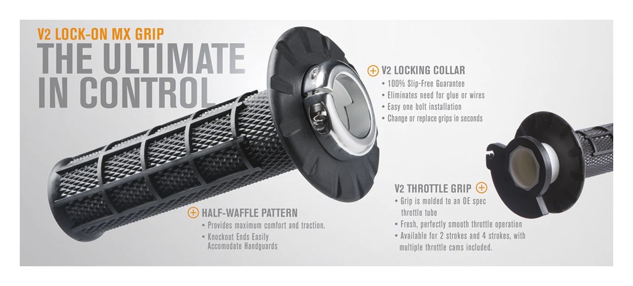 FortNine ODI Emig 2.0 V2 Lock On MX Grips