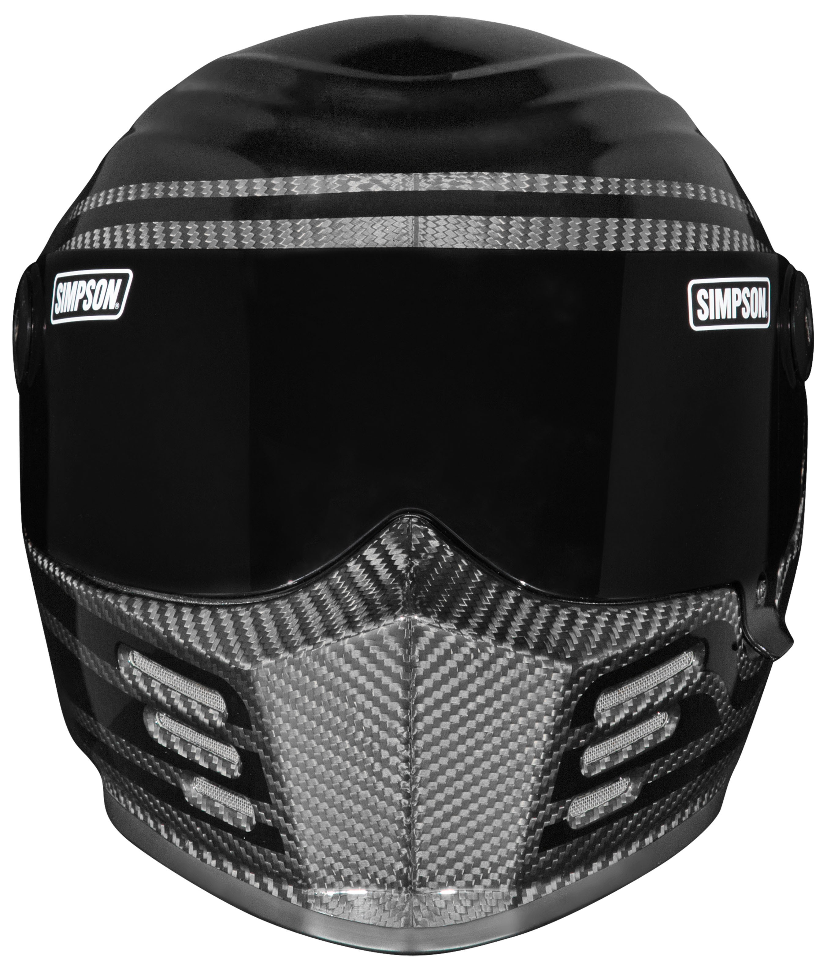FortNine Simpson Helmets Outlaw Bandit 3.0 Carbon Unknown Industries LE Helmet