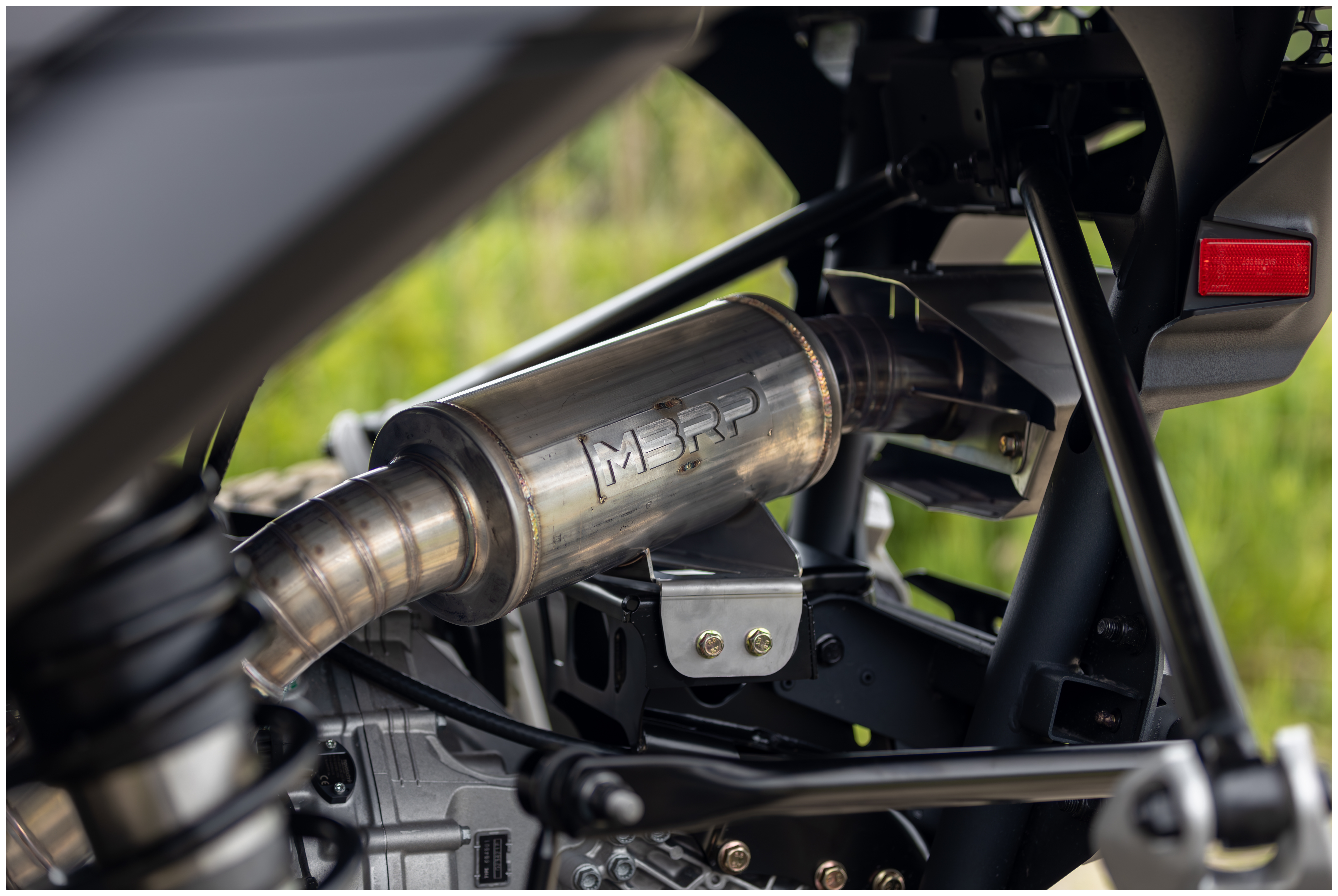 FortNine MBRP Single Turbo Back Performance Series Slip-On Exhaust Can-Am Maverick R 2024-2025