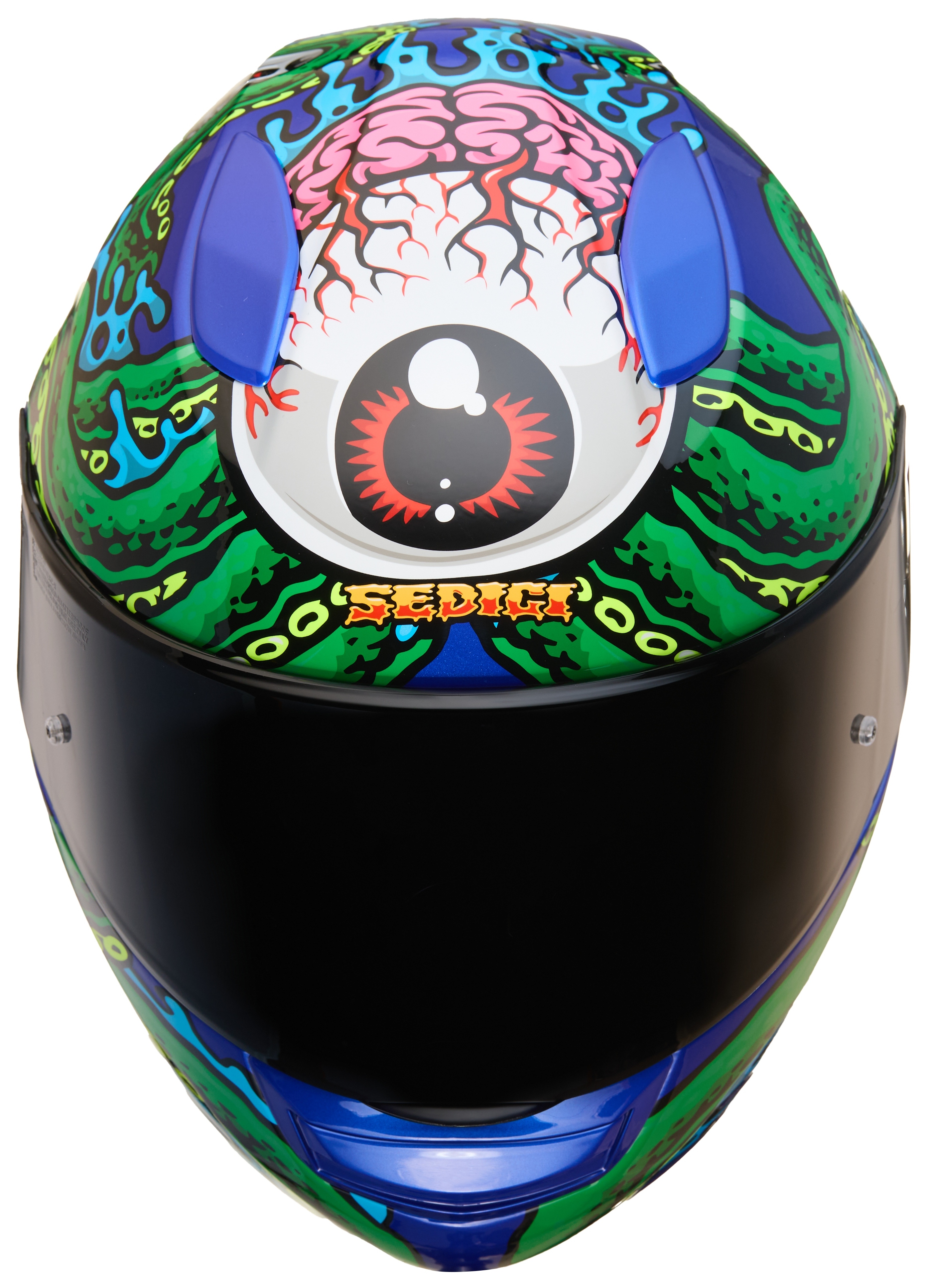 FortNine Sedici Strada 3 Squidly Helmet Blue/Green / XL [Open Box]