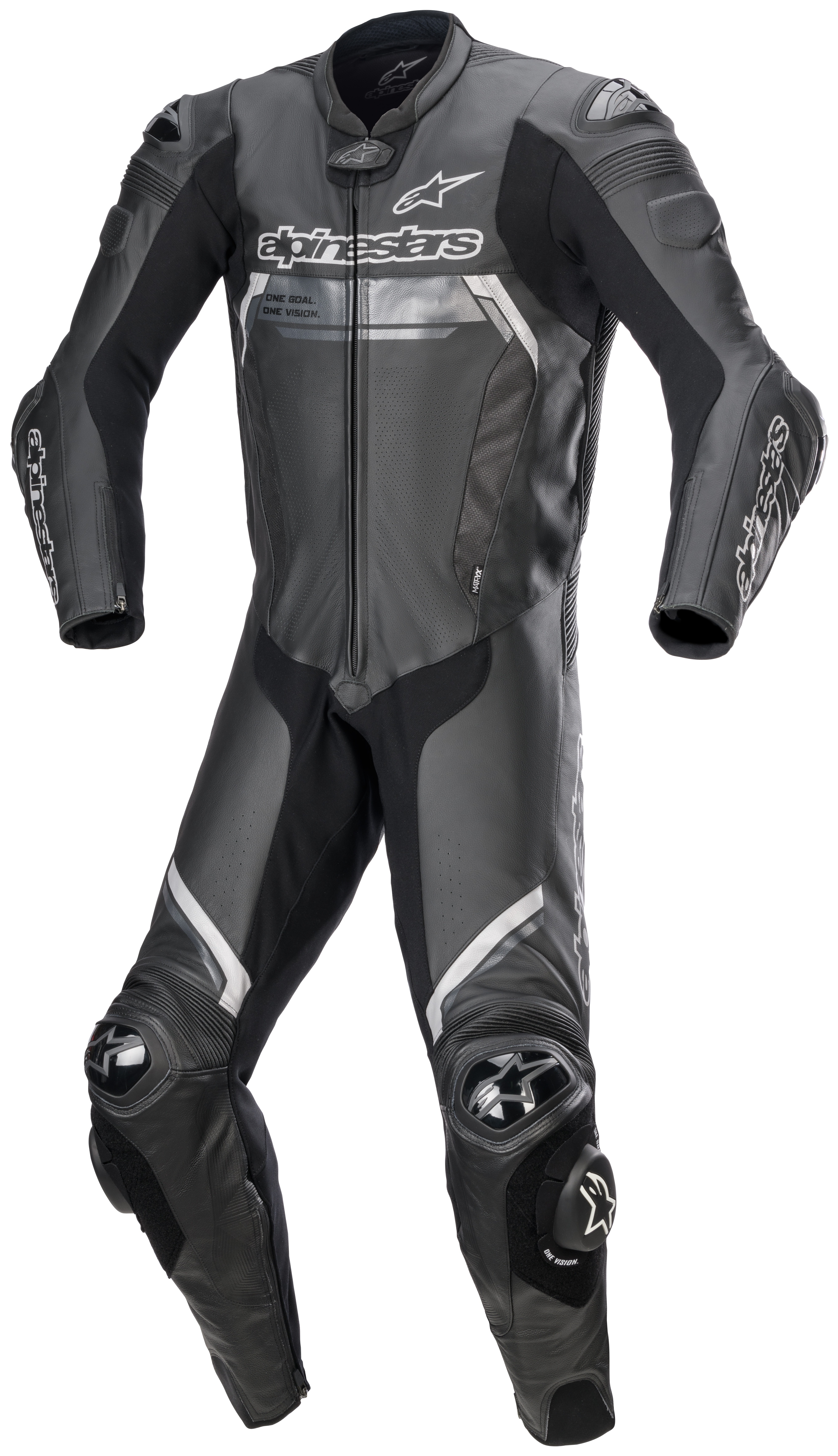 FortNine Alpinestars Missile V2 Ignition Race Suit Black/Black / 54 [Open Box]