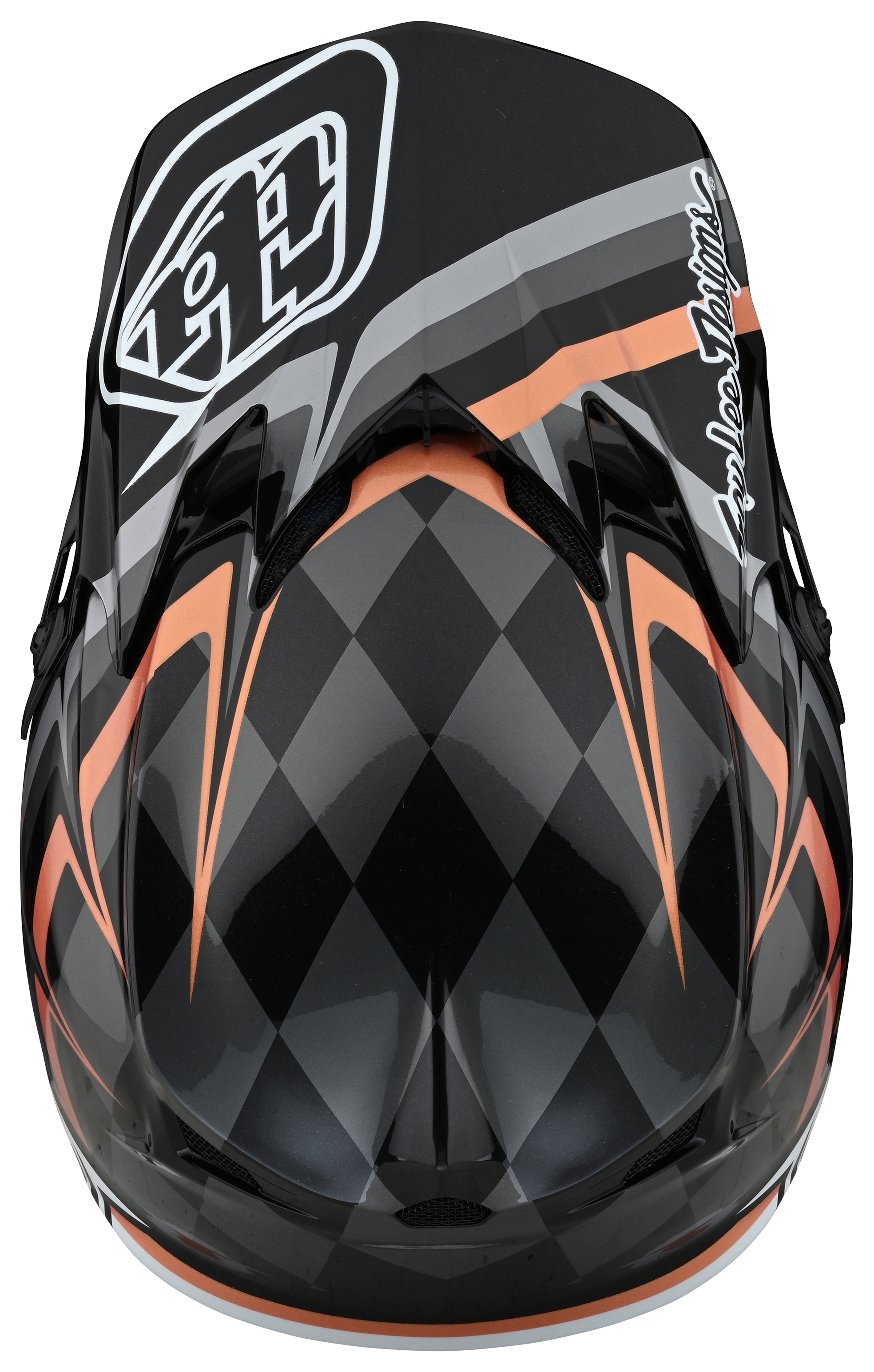 FortNine Troy Lee SE4 Polyacrylite Warped Helmet Black/Copper / LG [Blemished - Very Good]