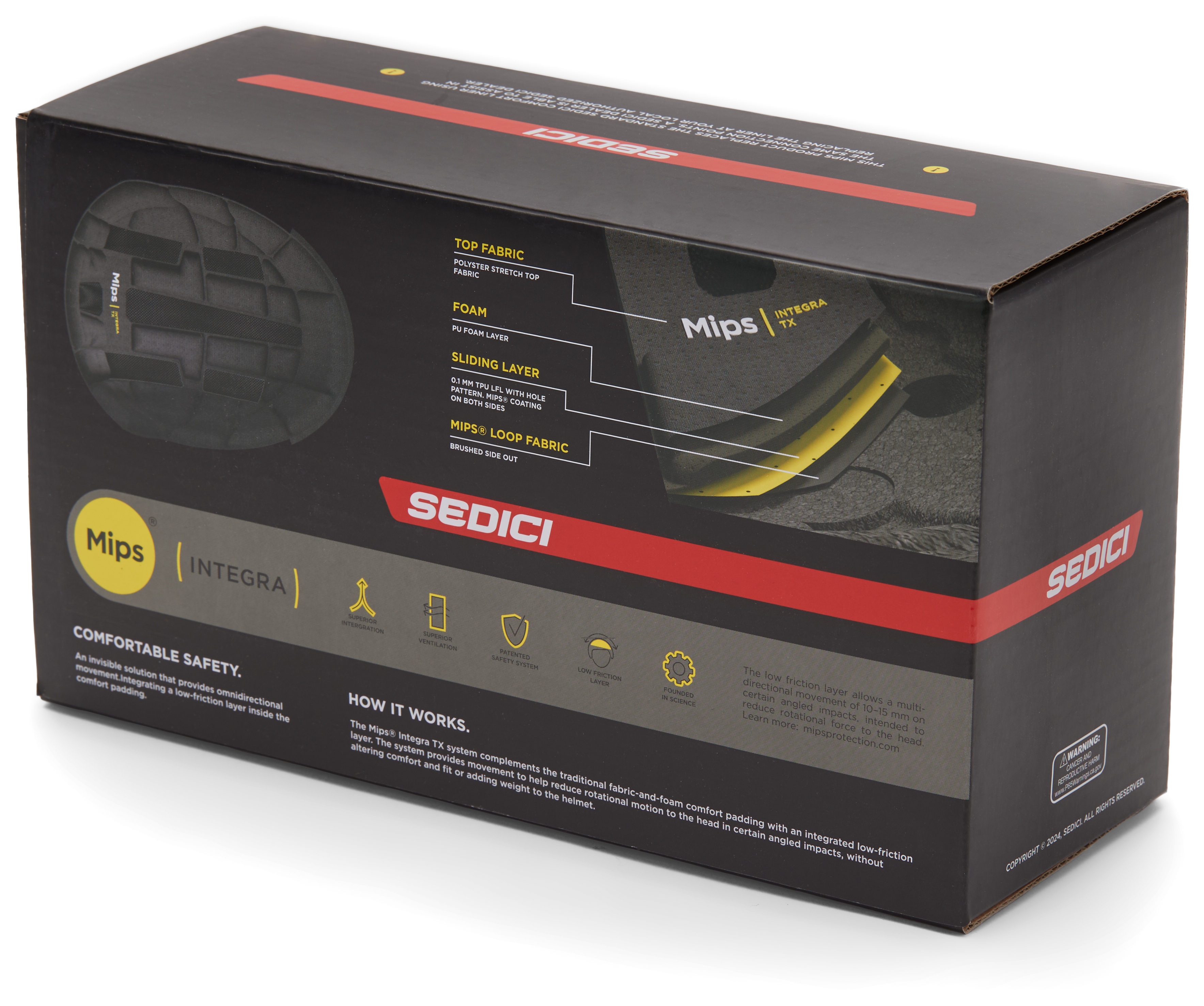 FortNine Sedici Strada 3 Mips Integra TX Helmet Liner