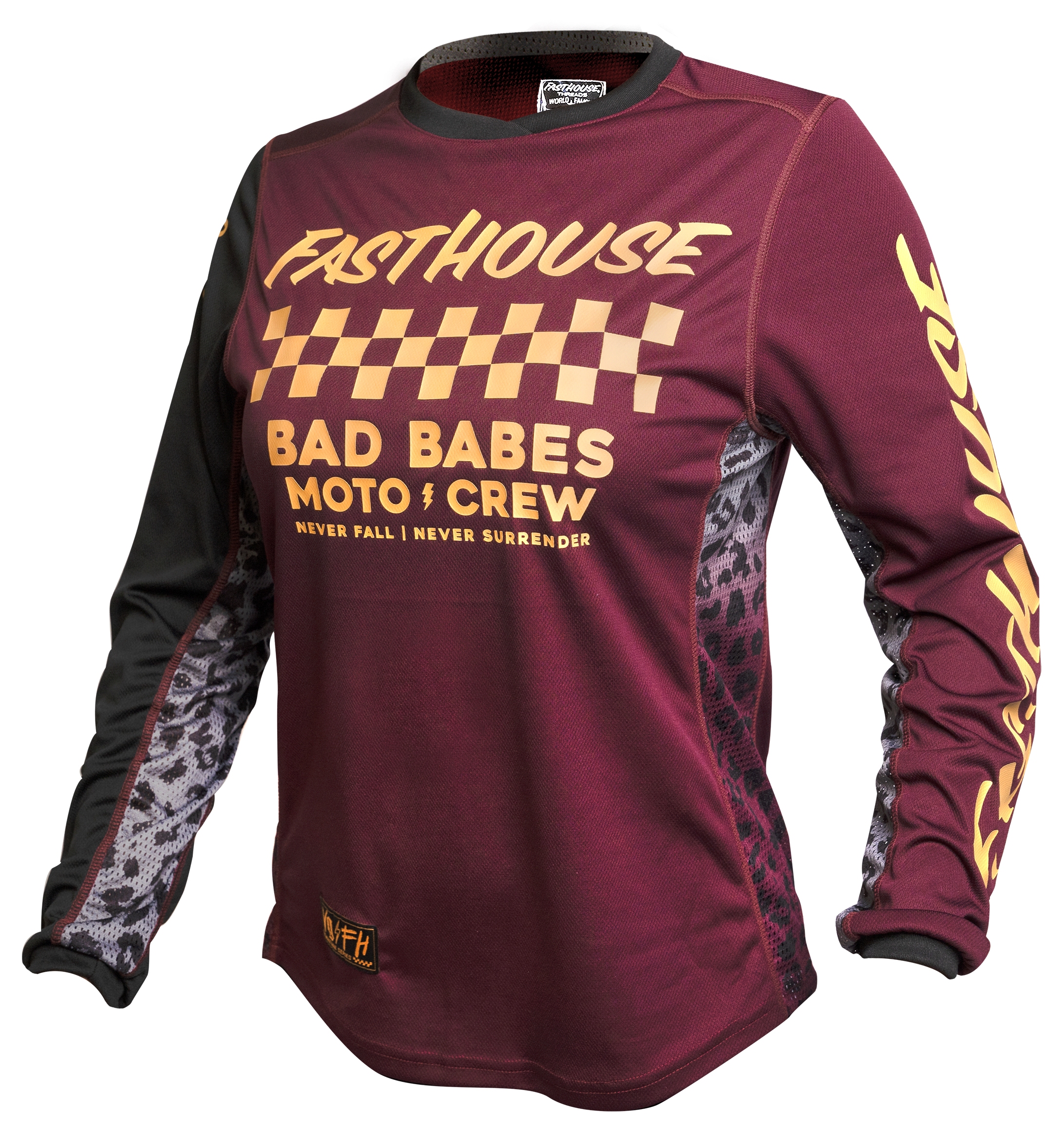 FortNine Fasthouse Youth Girl's Grindhouse Golden Script Jersey