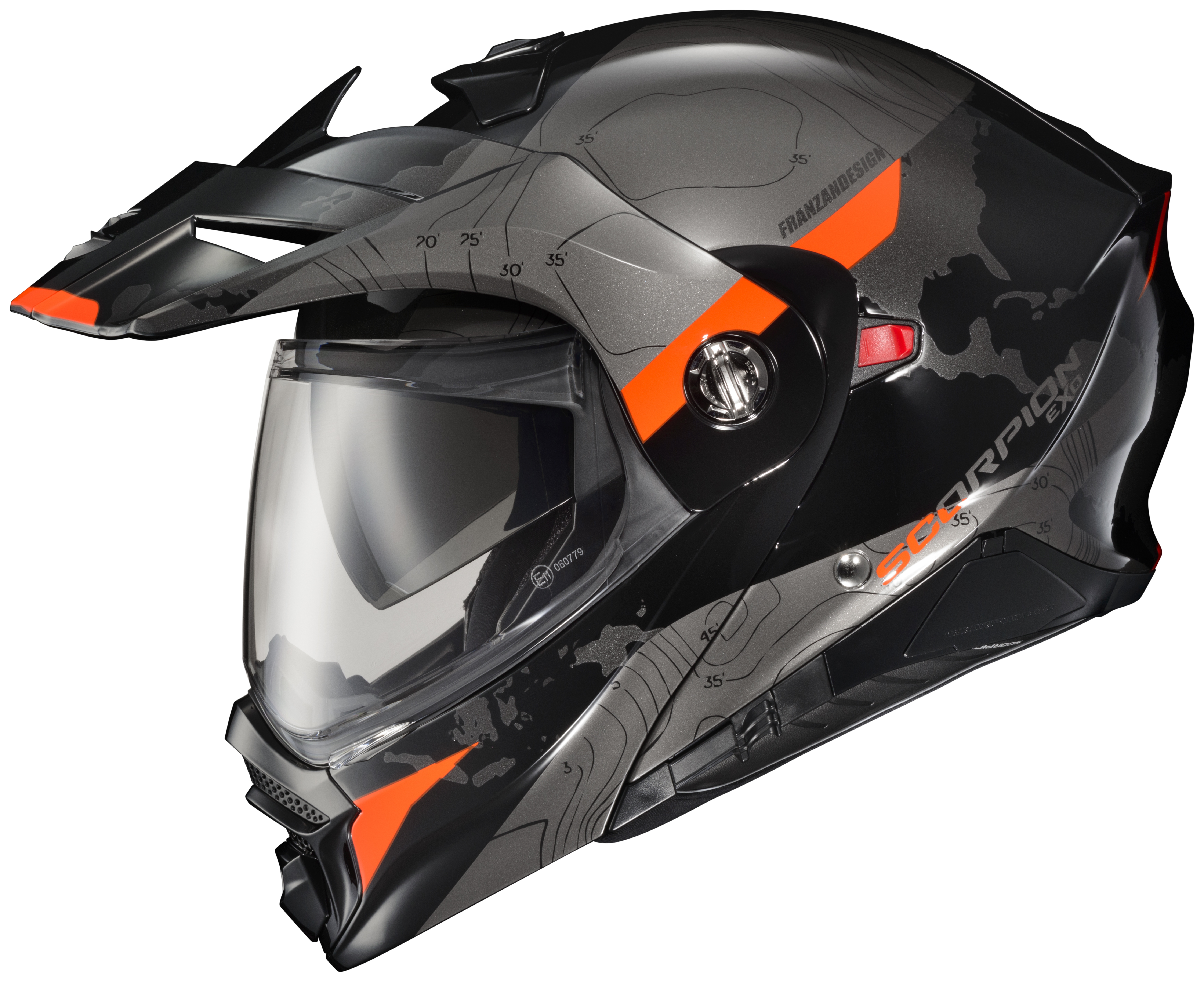 FortNine Scorpion EXO-AT960 Topographic Helmet