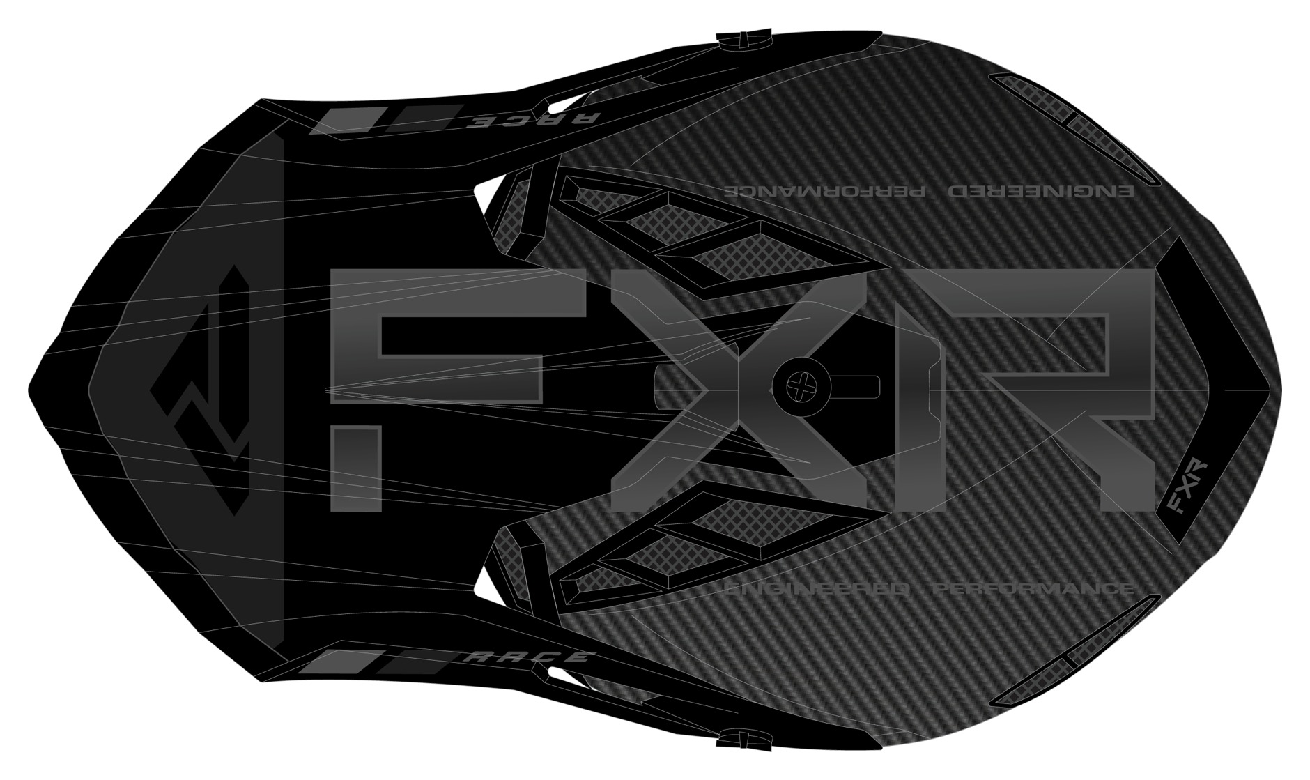 FortNine FXR Helium Carbon Helmet w/ D-Ring
