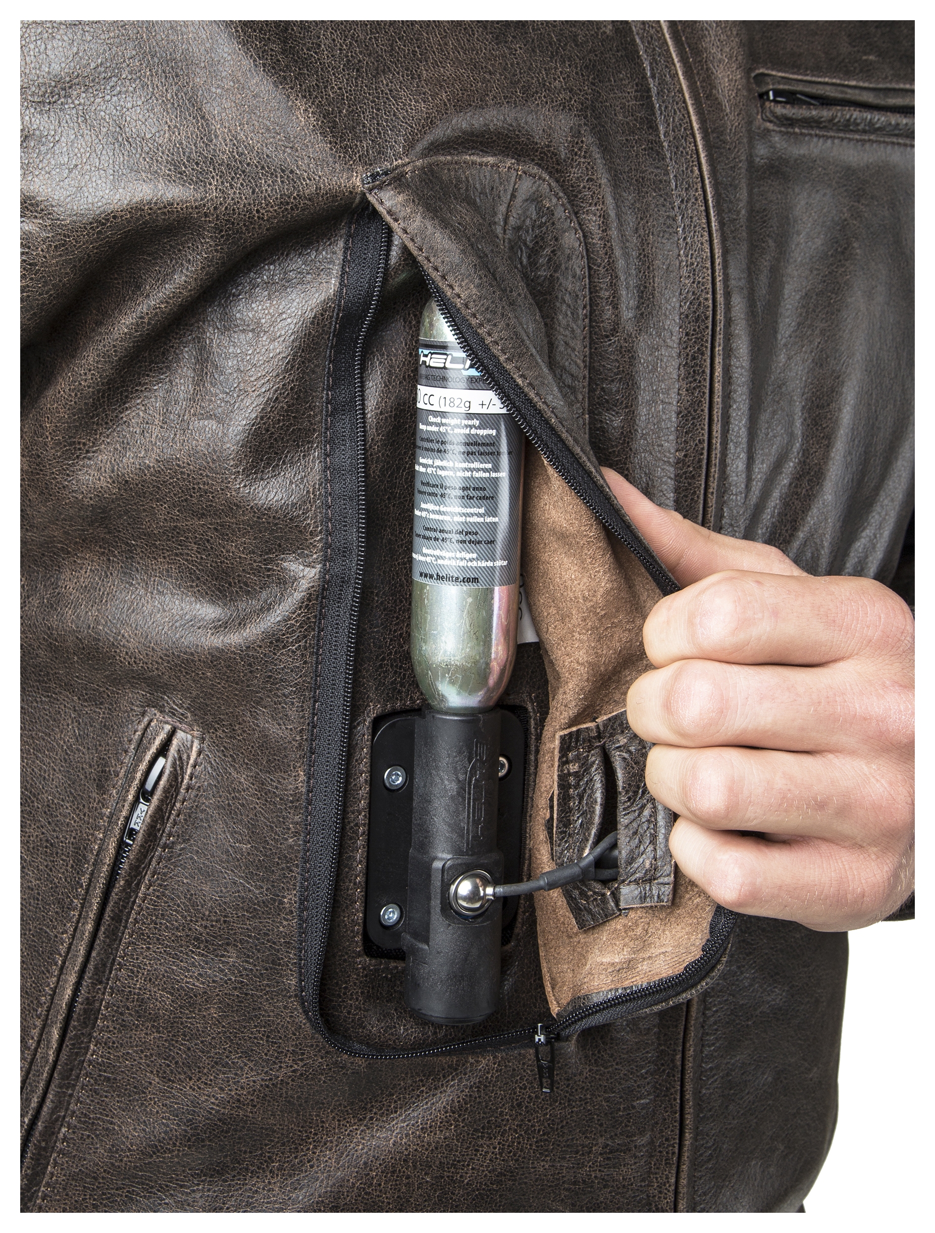 FortNine Helite Leather Airbag Jacket