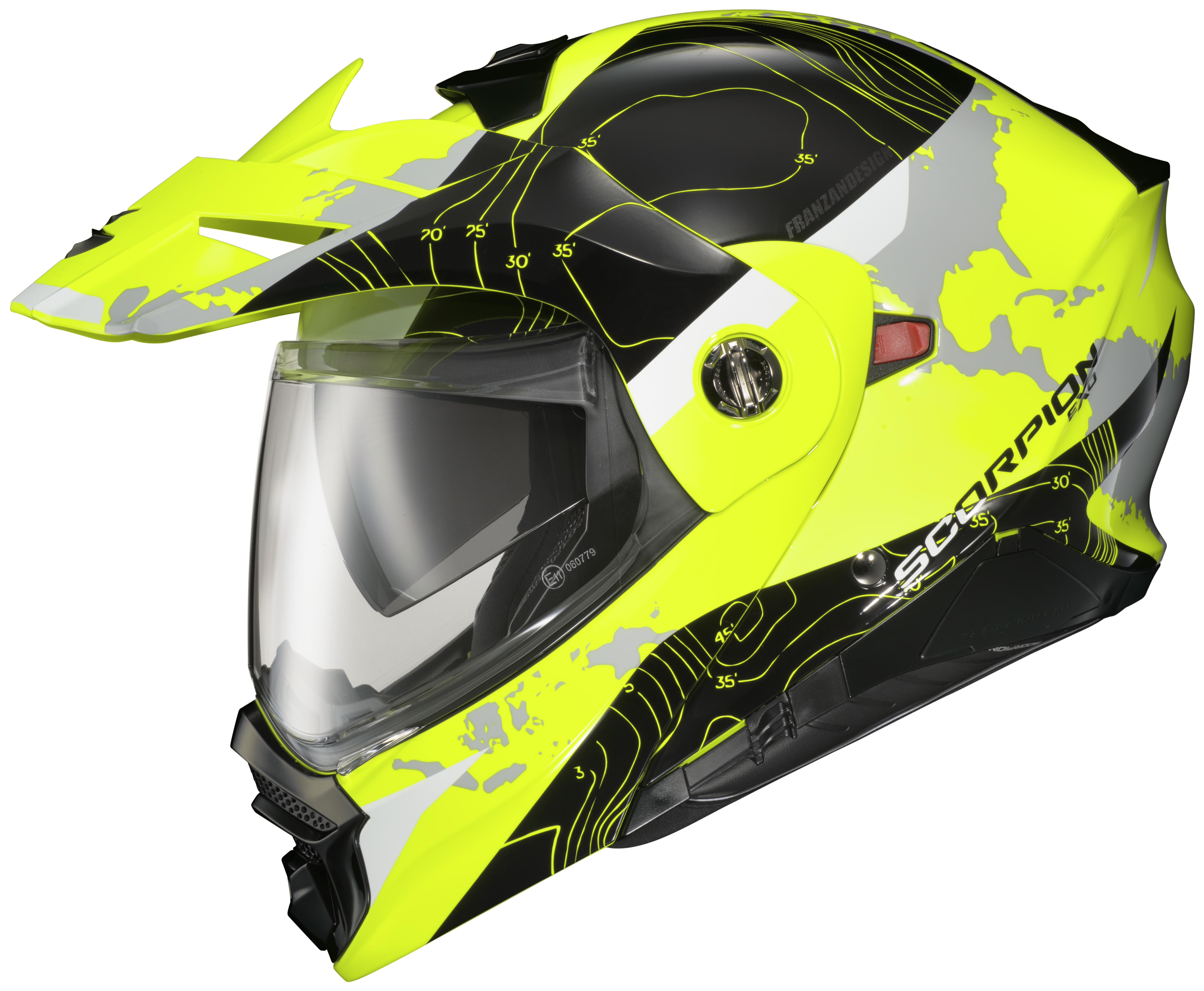 FortNine Scorpion EXO-AT960 Topographic Helmet