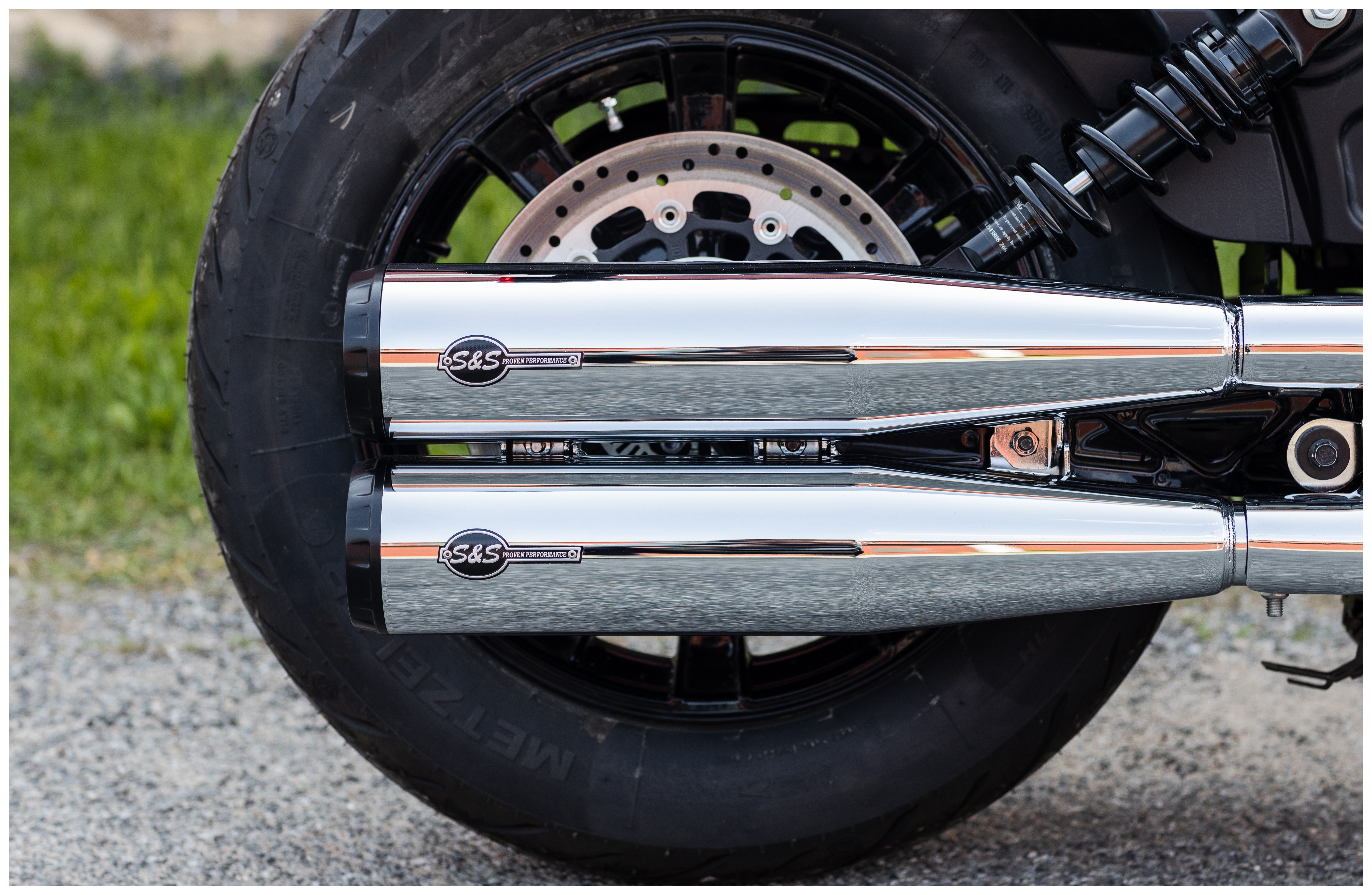 FortNine S&S Cycle Grand National Slip-On Race Mufflers For Indian Scout 2019-2024