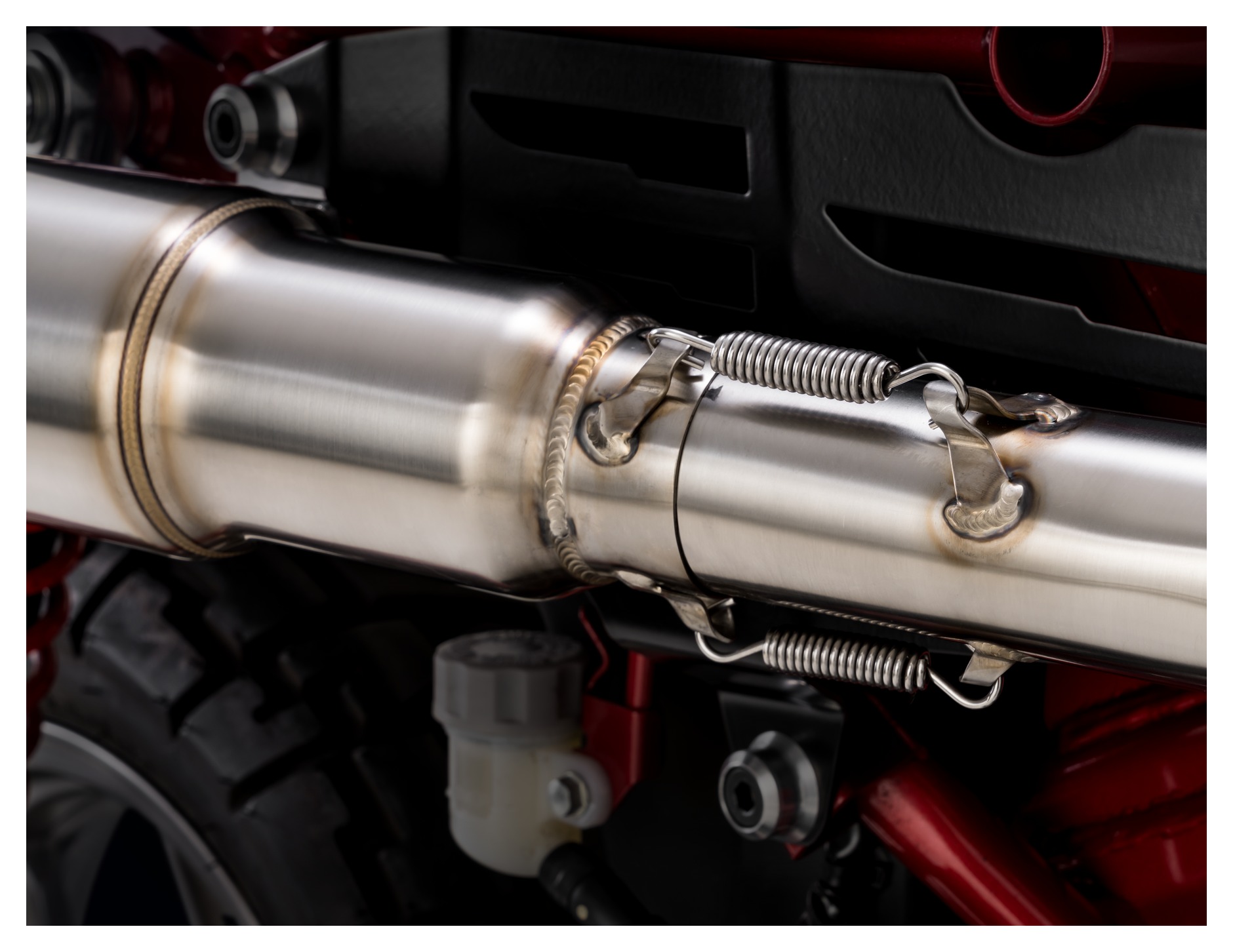 FortNine Vance & Hines Hi-Output Slip-On Brushed Honda Monkey Z125 2019-2025