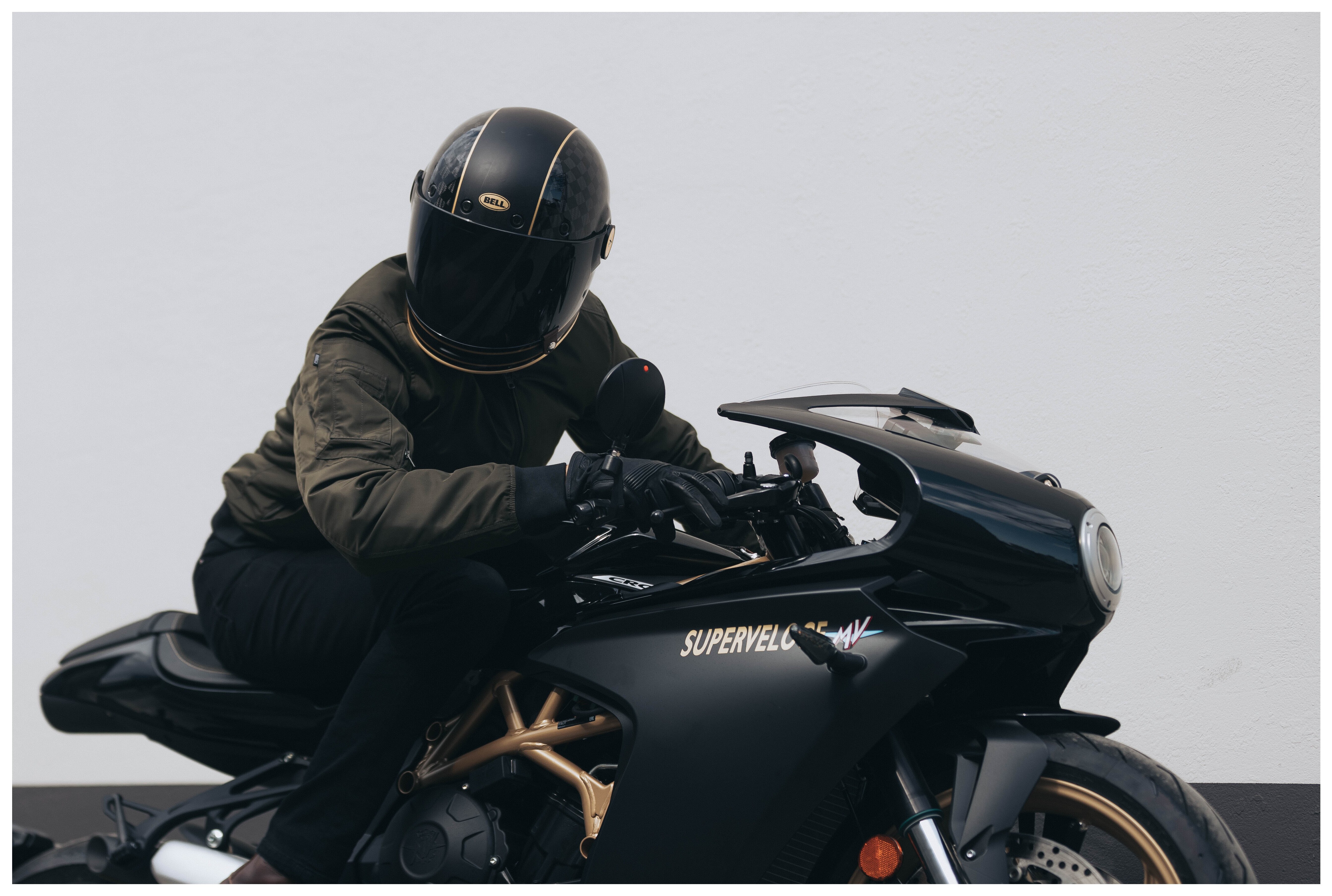 FortNine Roland Sands Palomar CE Jacket Olive / MD [Incomplete]