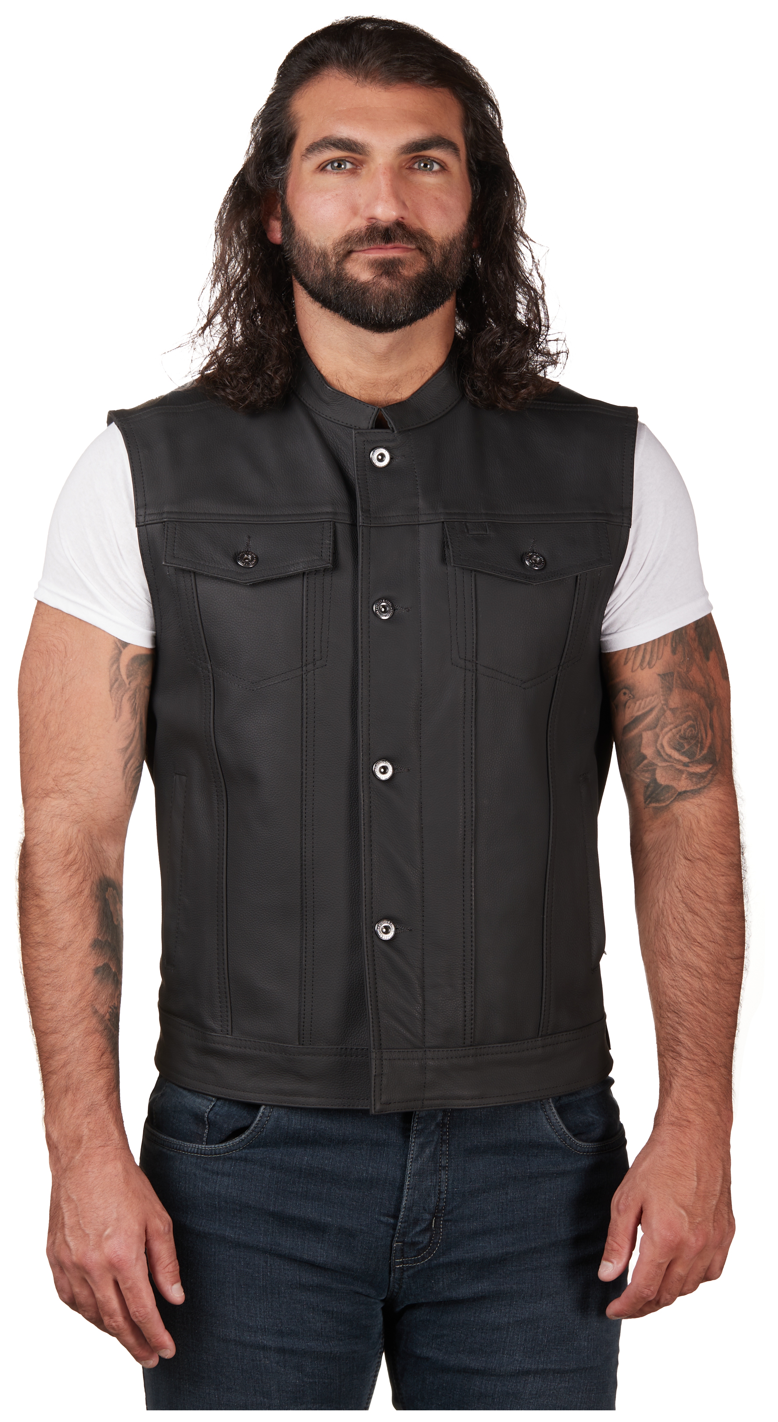 FortNine Street & Steel Redwood 2 Leather Vest