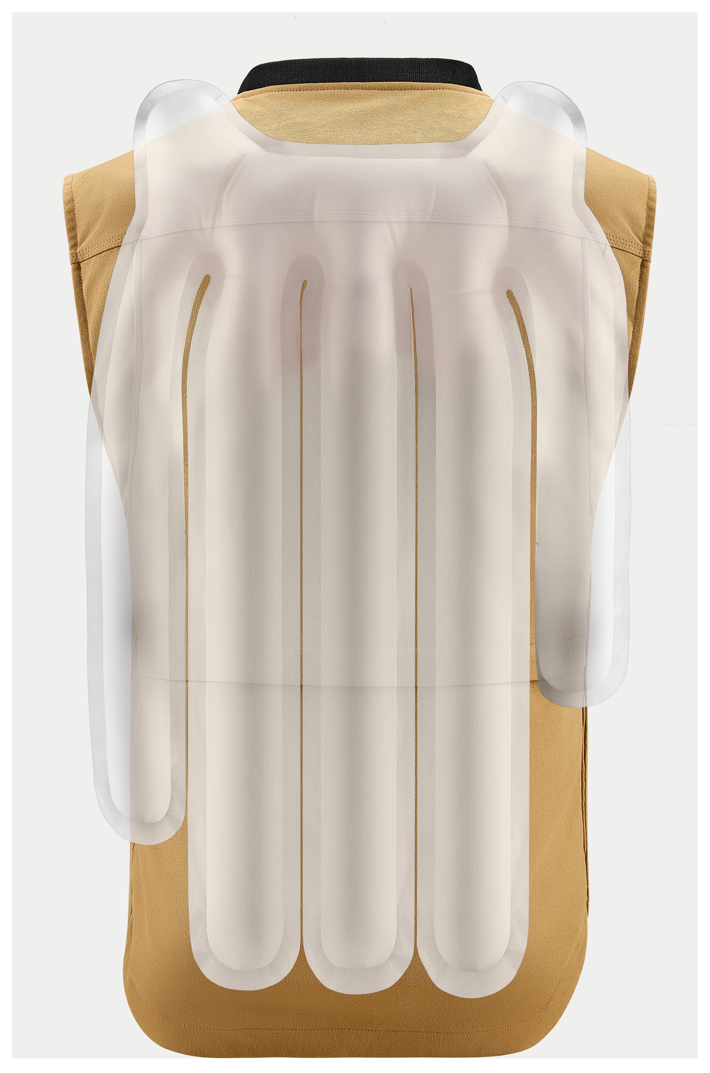 FortNine Alpinestars Tech-Air 3 Canvas Vest Airbag System Tan / XL [Open Box]