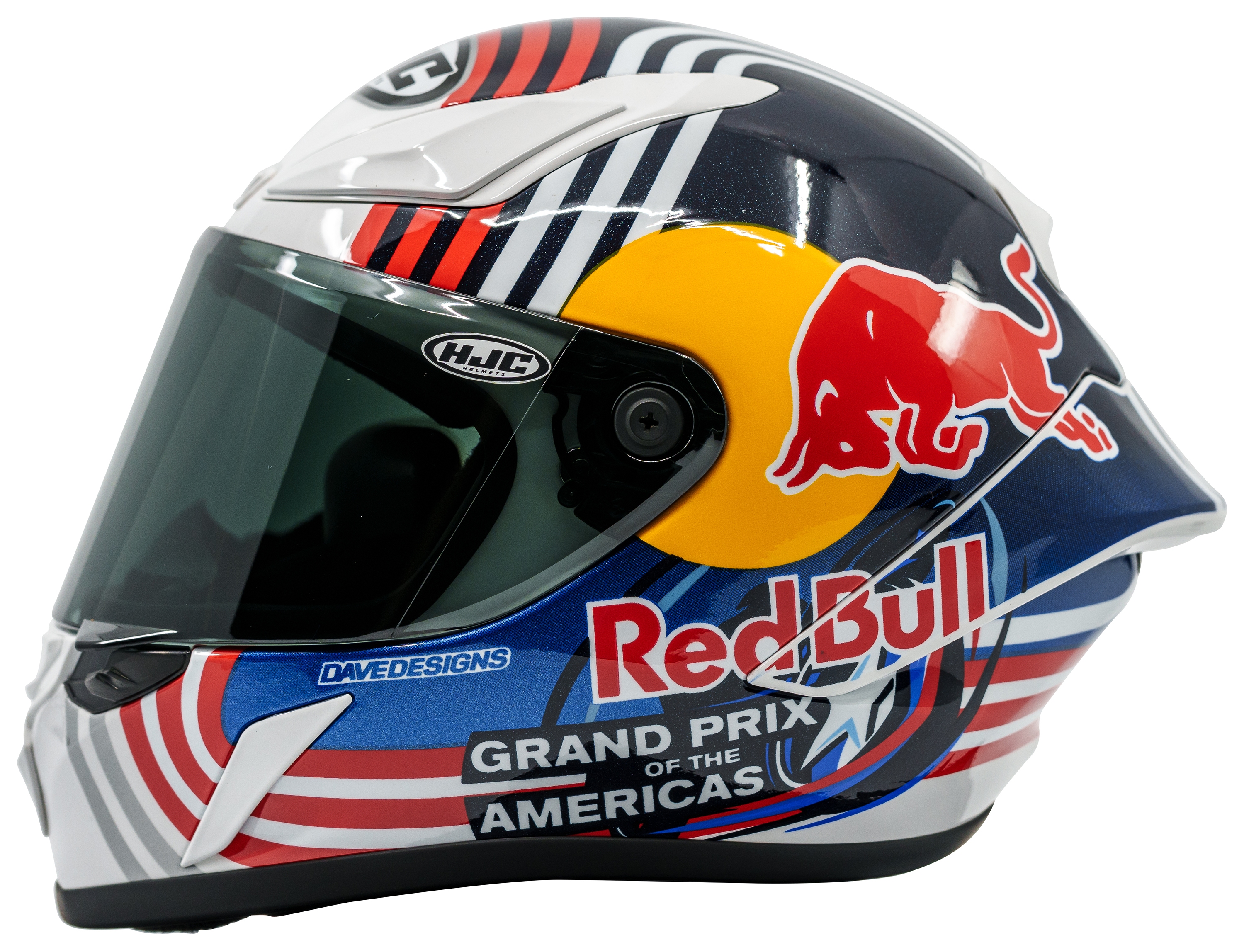 FortNine HJC Miniature RPHA 1N Limited Edition Red Bull Replica Helmet
