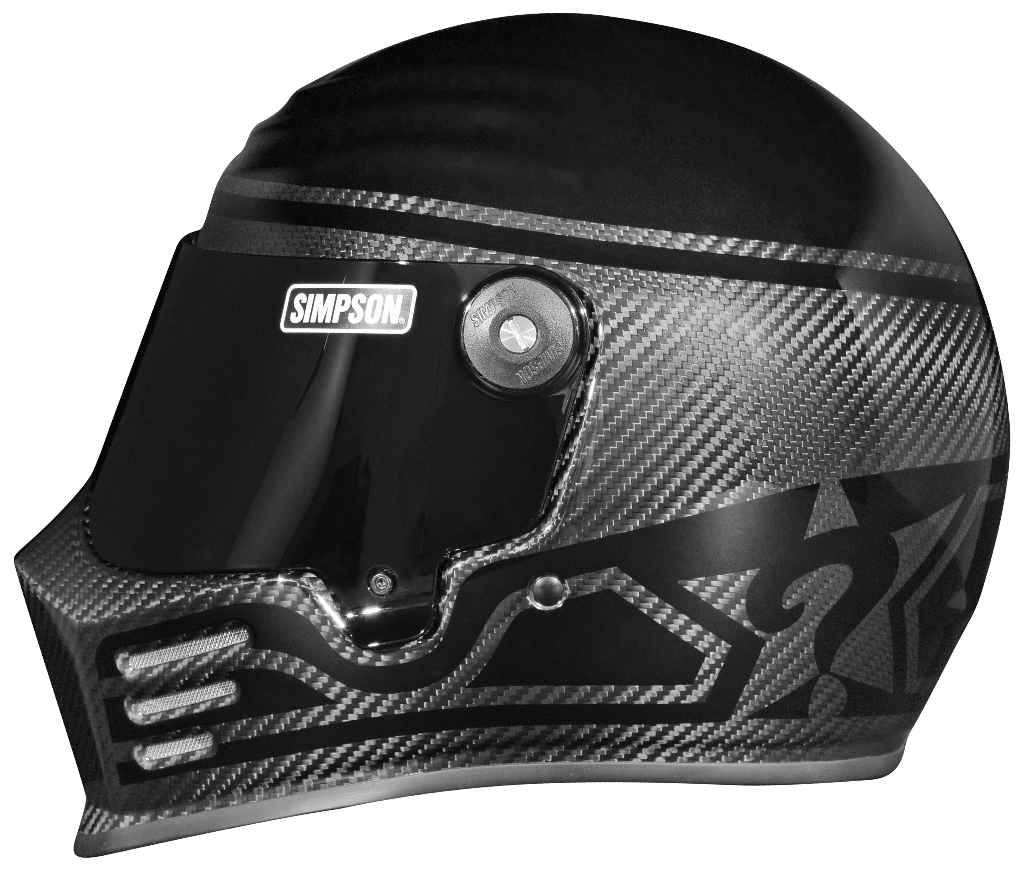 FortNine Simpson Helmets Outlaw Bandit 3.0 Carbon Unknown Industries LE Helmet