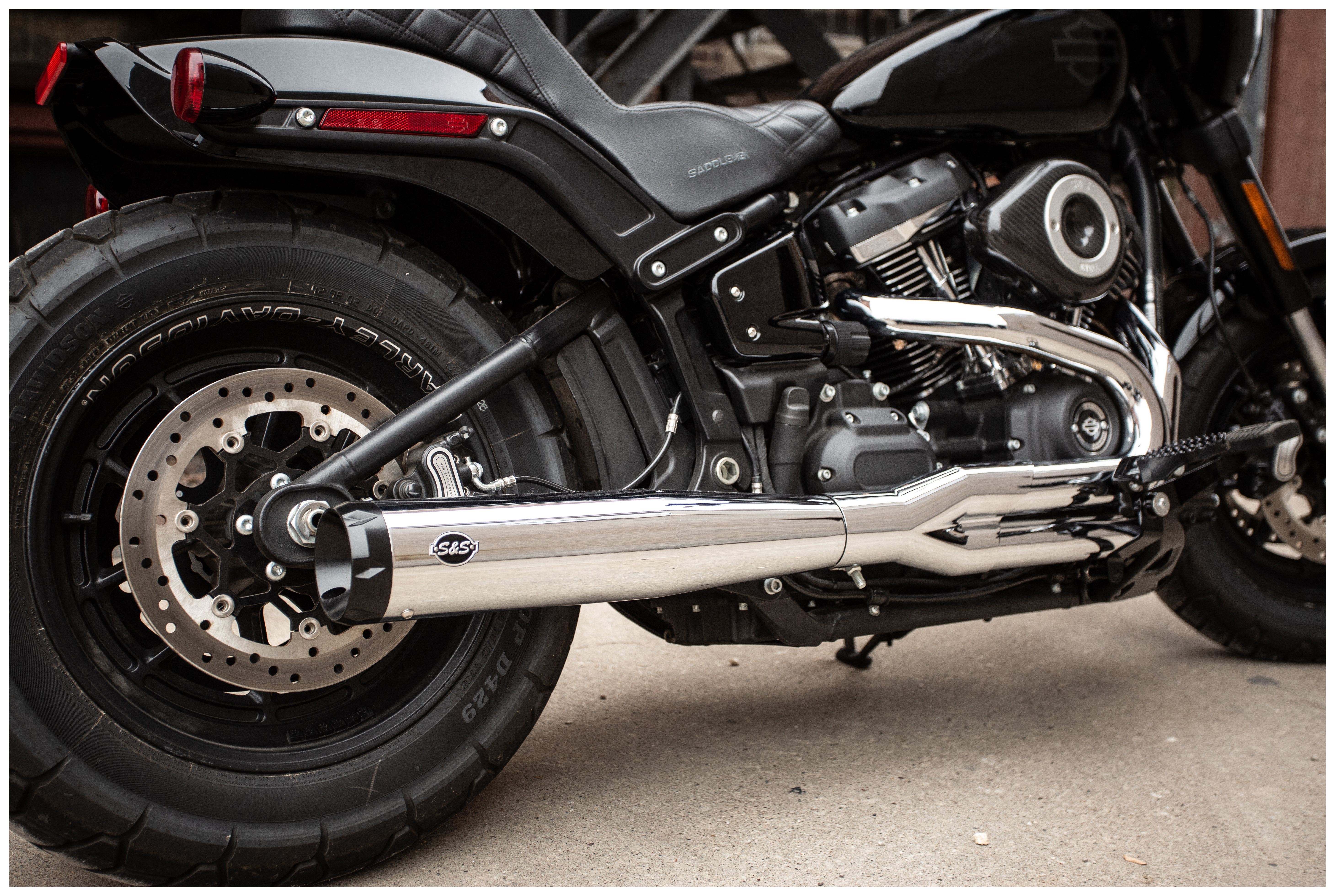 FortNine S&S Cycle SuperStreet 2-Into-1 Exhaust For Harley