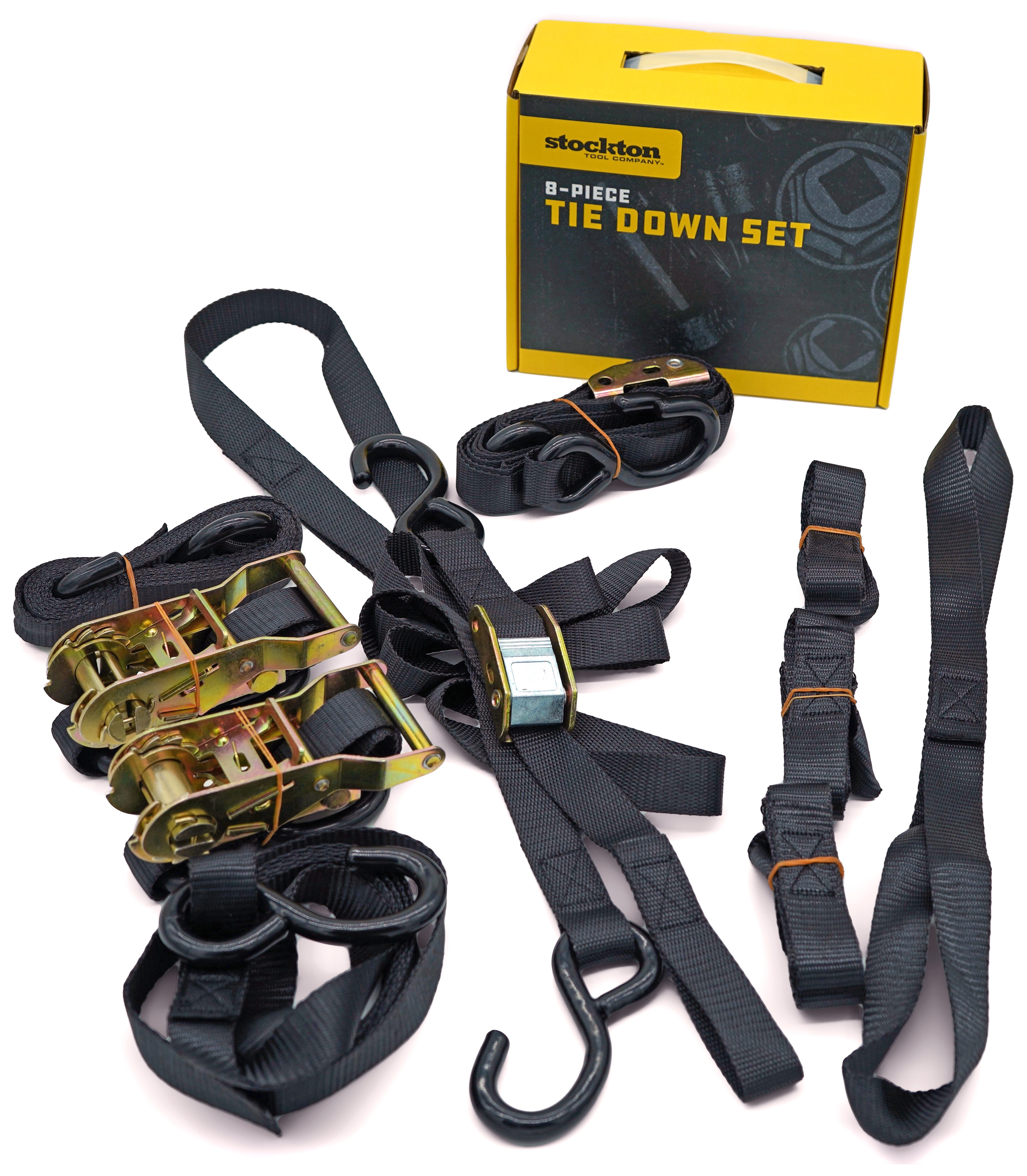 FortNine Stockton 8 Piece Tie Down Kit