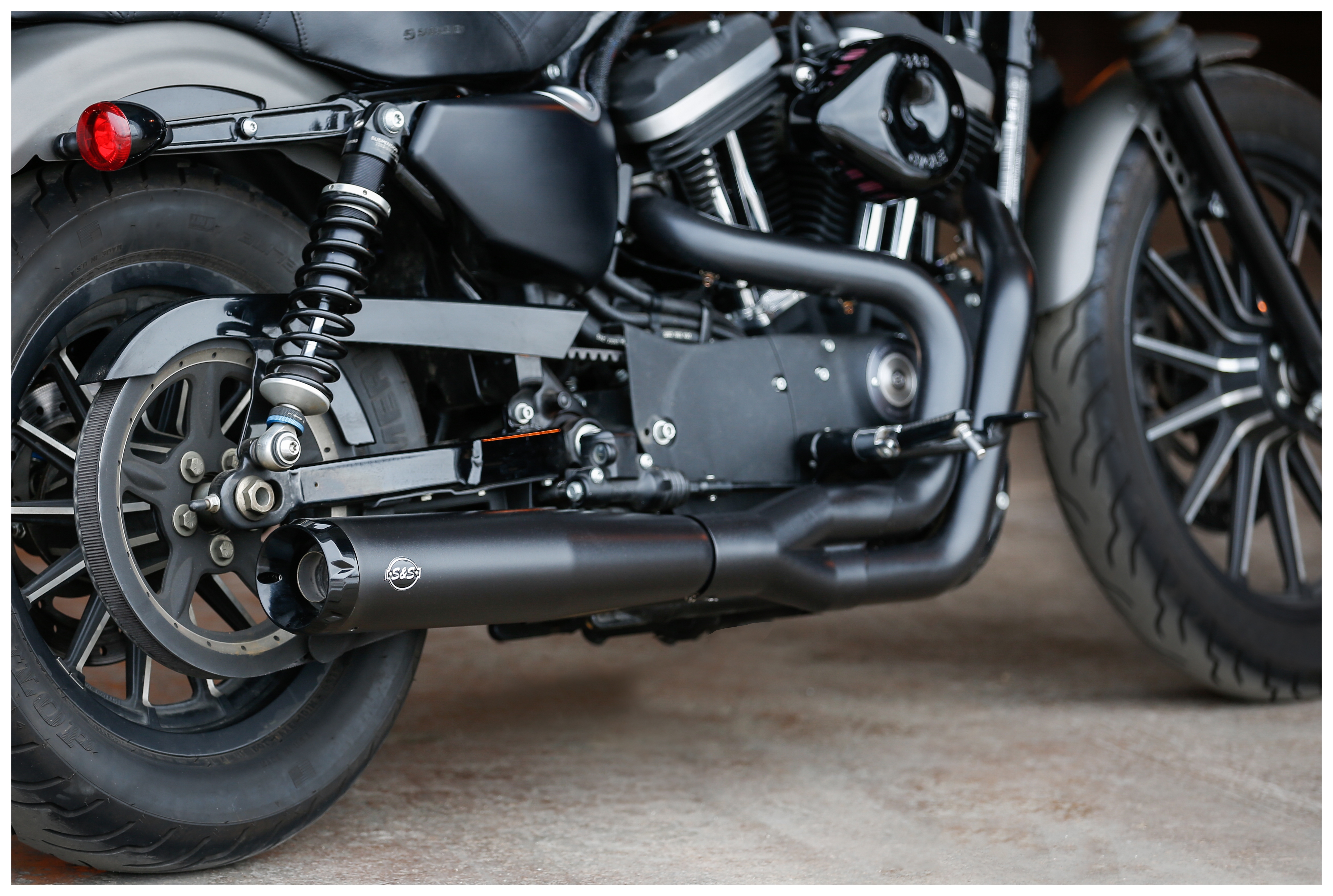 FortNine S&S Cycle SuperStreet 2-Into-1 Exhaust For Harley