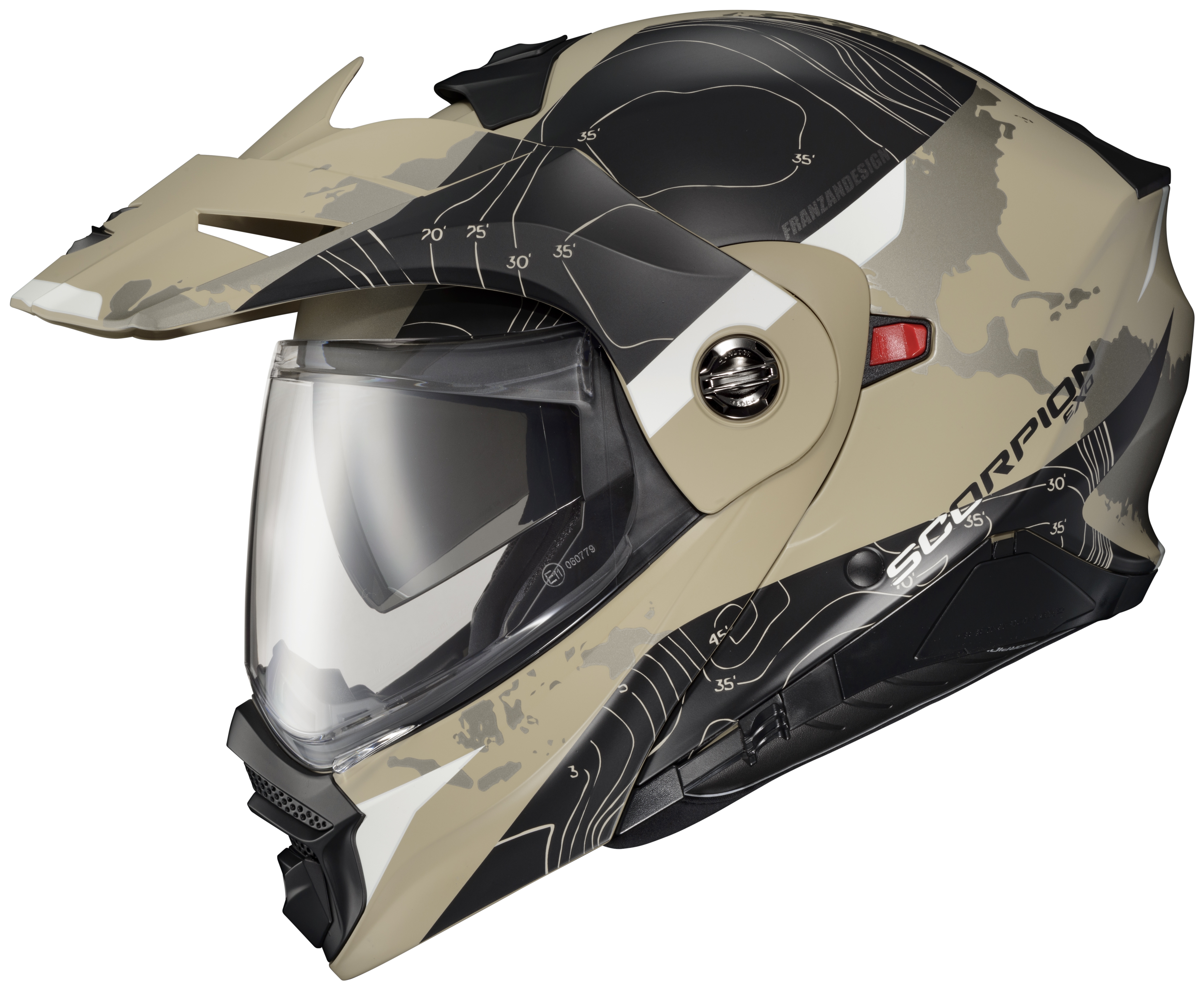 FortNine Scorpion EXO-AT960 Topographic Helmet