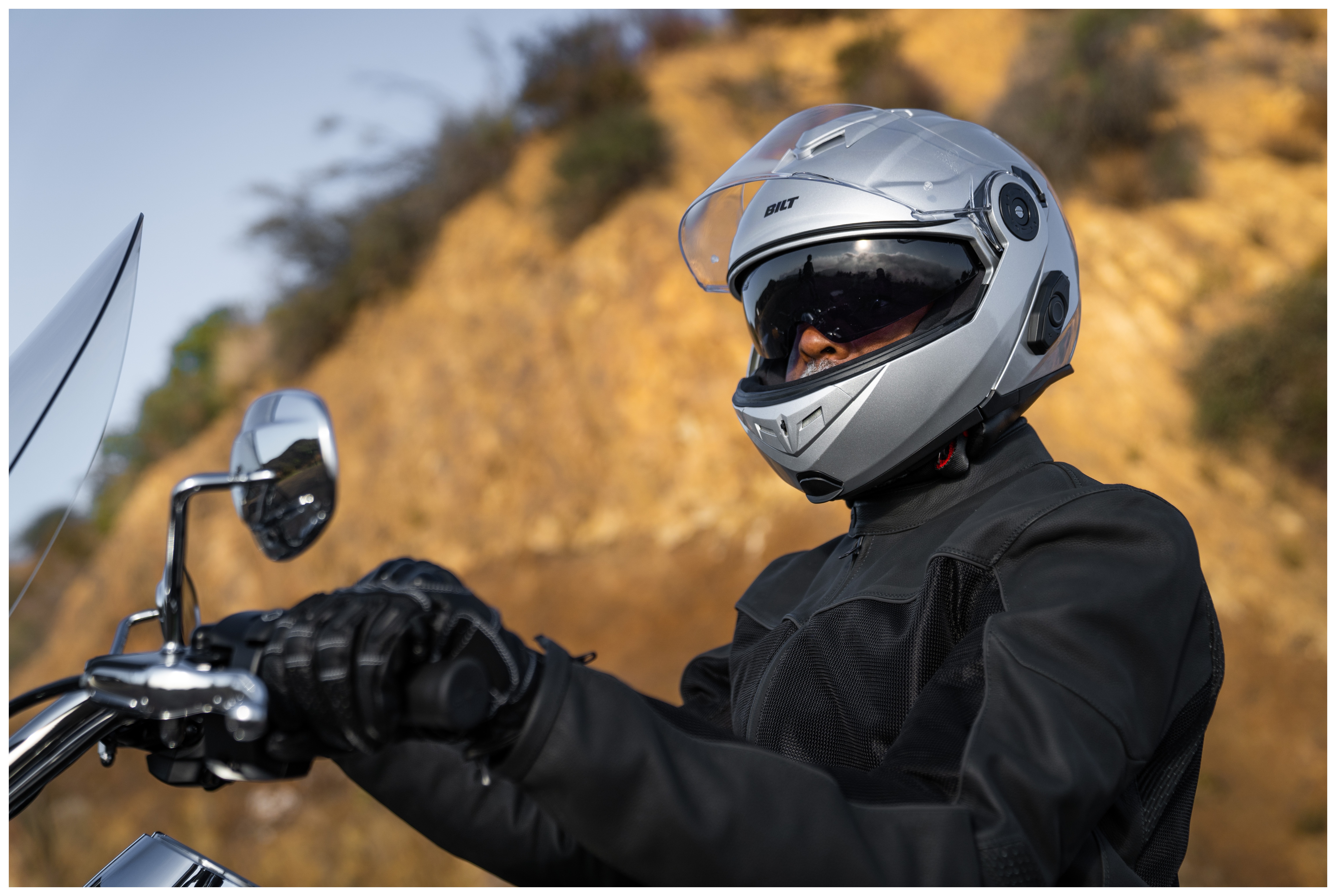FortNine BILT Techno 3.0 Modular Sena Bluetooth Helmet (XL)