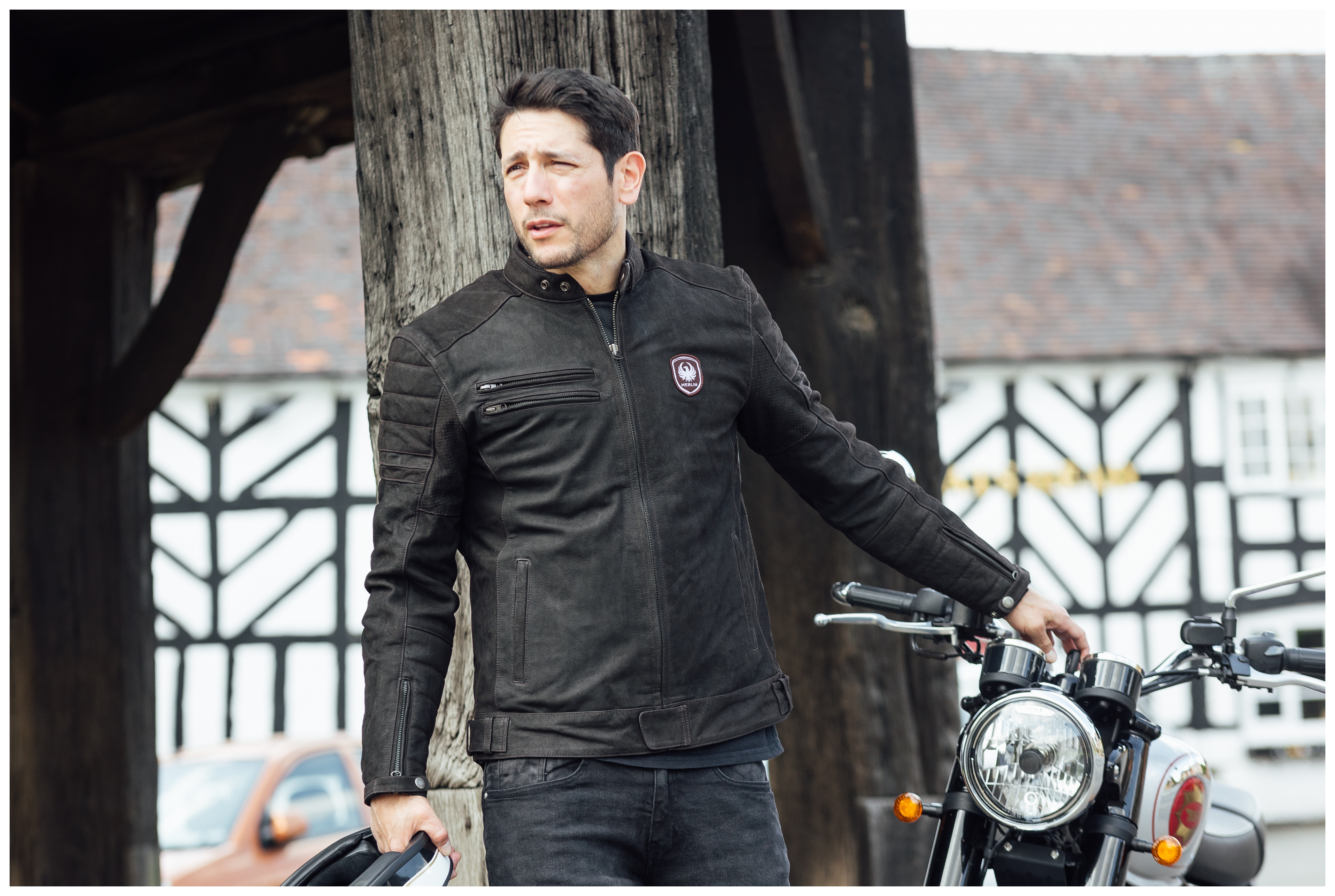 FortNine Merlin Alton II D3O Leather Jacket