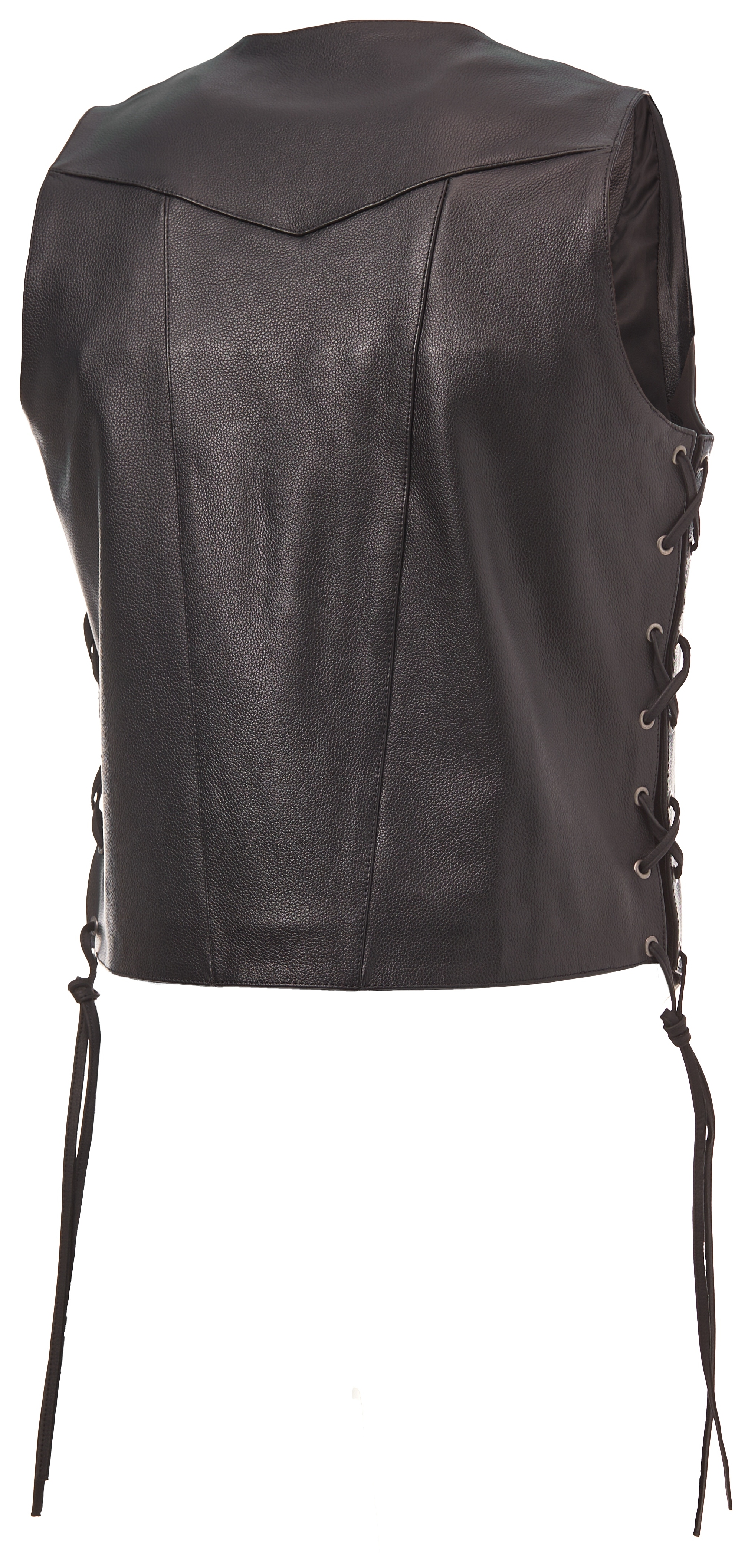 FortNine Street & Steel 2nd Amendment 2 Leather Vest Black / 3XL [Open Box]