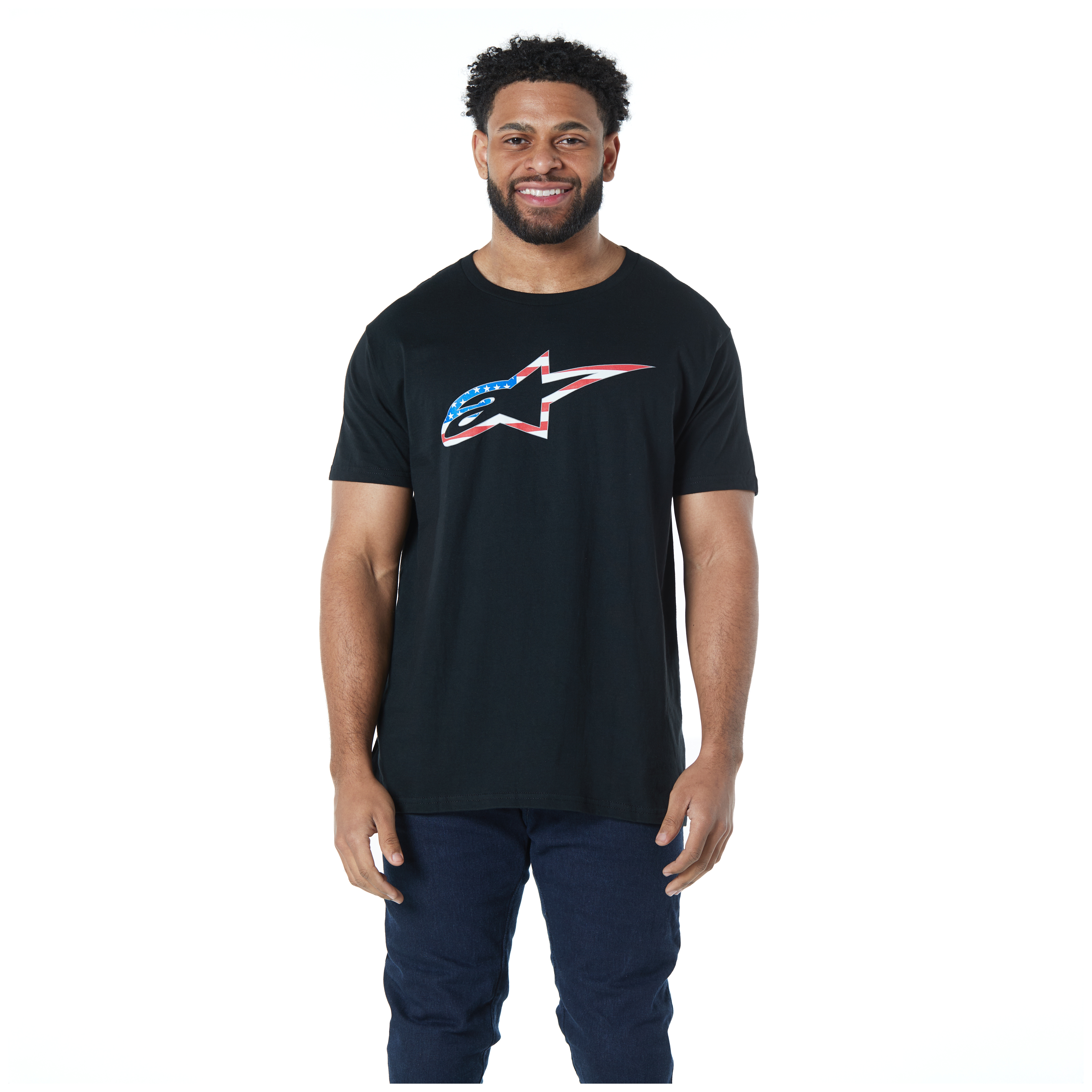 FortNine Alpinestars American Flag T-Shirt