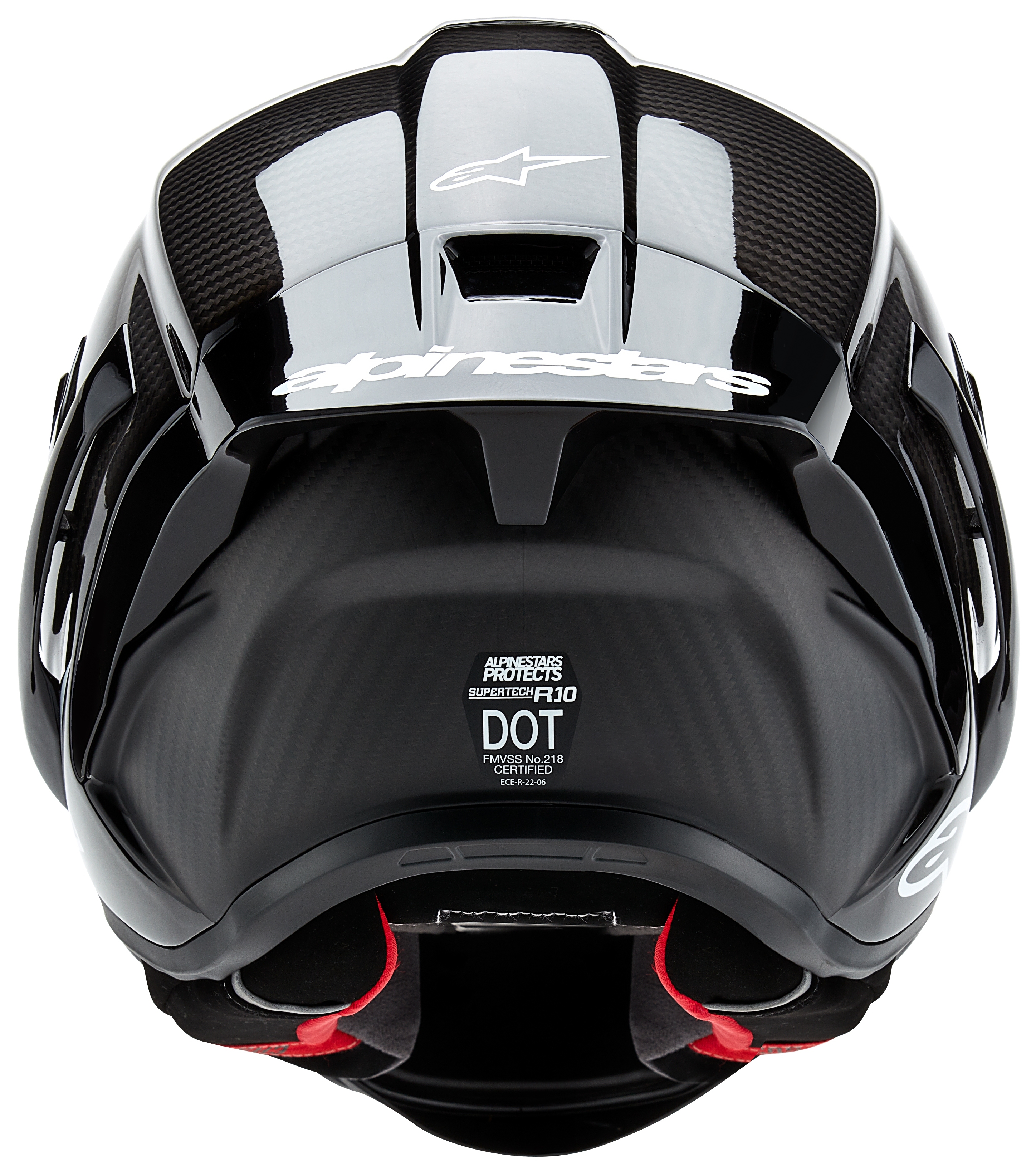 FortNine Alpinestars Supertech R10 Carbon Helmet Black Carbon / XS [Blemished - Very Good]