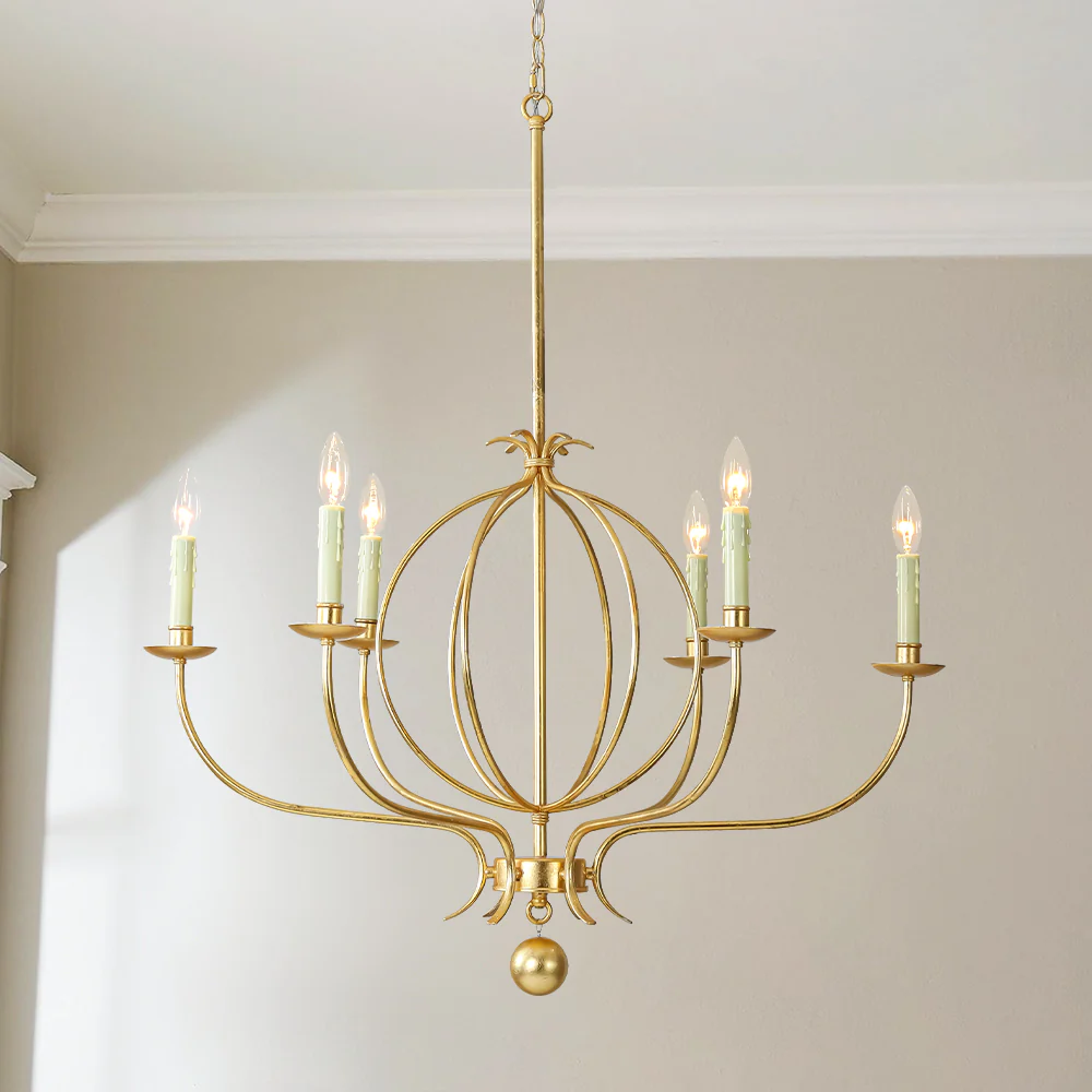 Dresqui 6-Light Dimmable Classic Candle Style Chandelier (33)